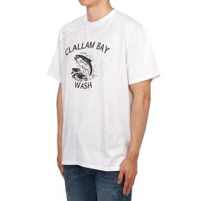 남성 반팔티셔츠 T CLALLAM WHITE DIRTY M