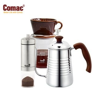 코맥 핸드드립 홈카페 3종세트 (DN2/M7/KW1) [ 커피그라인더/드립주전자/ 커피용품 ]