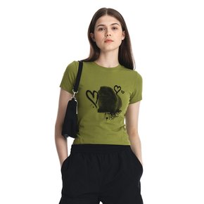 Bunny Crop Tee (Green)