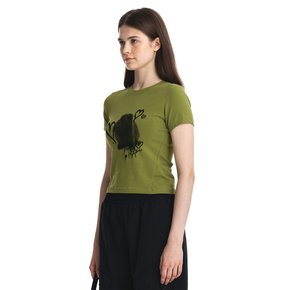 Bunny Crop Tee (Green)