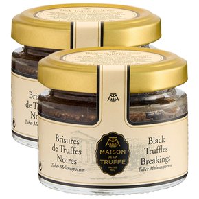 프랑스 Maison de la Truffe 블랙 트러플 슬라이스 송로버섯 12g 2개 Tuber melanosporum