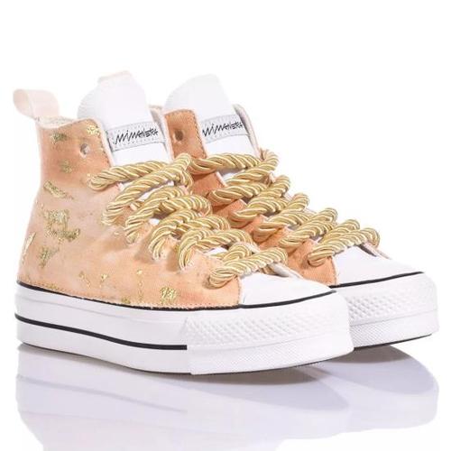 컨버스 스니커즈 3172 CONVERSE PLATFORM GOLD PEACH Pink