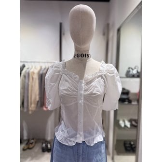 에고이스트 [여주점] 러블리 셔링 볼륨 블라우스 ES2OBL56