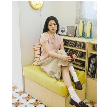 원더플레이스 [꼬모니노즈] 여성 W HEM RIBBON SKIRT [3COLOR]