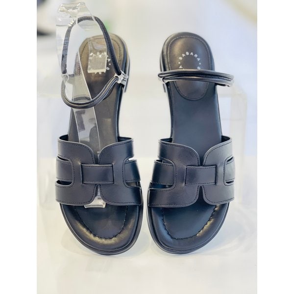 [파주점] 바바라 양가죽 데일리 투웨이 샌들  뮬 AAG352BK