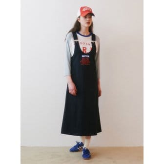 그린버터 Long Overall Dress (Navy)