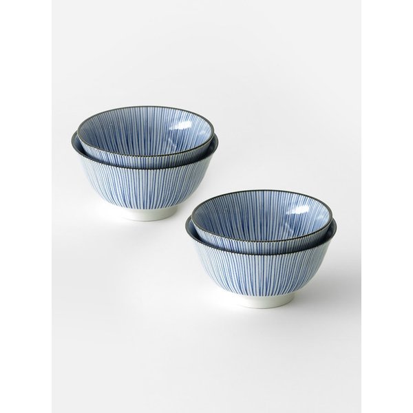 하나토쿠사 밥공기 국그릇 2인세트 MADE IN JAPAN