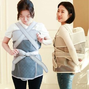 X형 5부 망사형 아기 신생아 아기띠 포대기