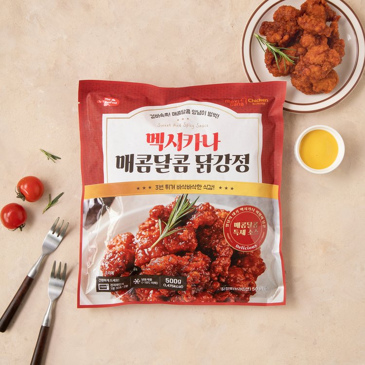 멕시카나 매콤달콤 닭강정 500G, 믿고 사는 즐거움 Ssg.Com