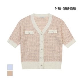 트위드패턴 반팔니트가디건_MB36KCM308Z