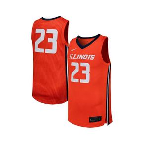 맨즈 23 오렌지 Illinois Fighting Illini Replica 바스켓볼 저지 - 오렌지 8272245