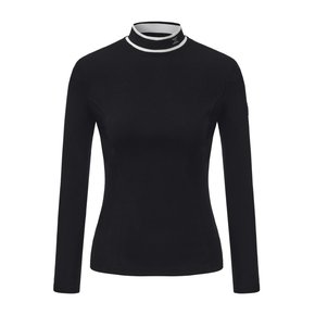 Icon Long Sleeve Basic Top (Black)