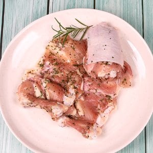 자연닮 춘천닭갈비 국내산 냉장 닭다리살 1kg / 허브소금