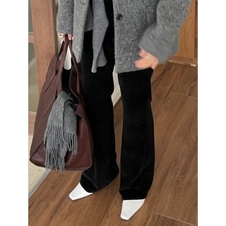 무니드 VELOUR CUT PANTS_2COLOR