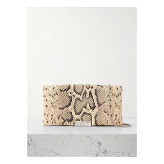질샌더 스네이크 이펙트 가죽 클러치 스네이크 프린트 1647597357759421