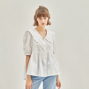 Lilly Frill Blouse White