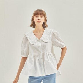 Lilly Frill Blouse White