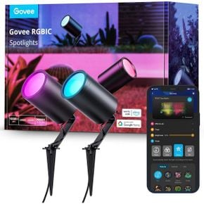 독일 고비 조명 백라이트 월라이트 Govee Outdoor LED Spotlight IP65 Waterproof Garden Spotli