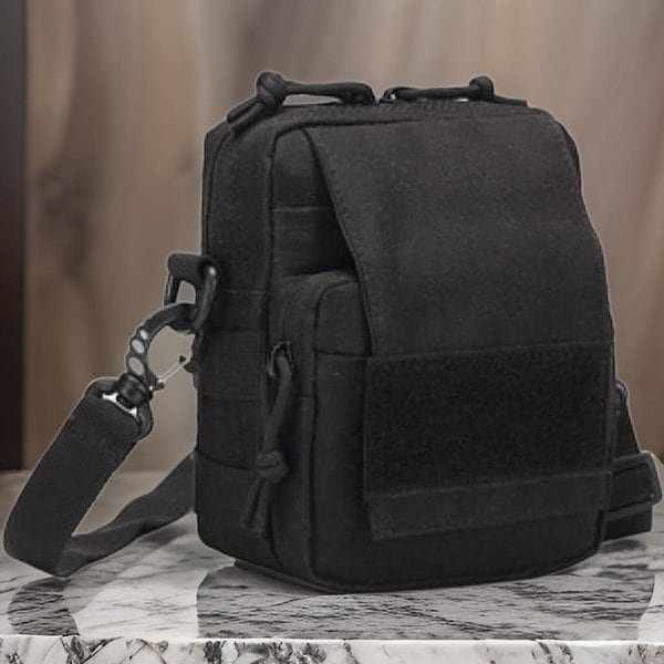 [옷자락] 남성 사각 웨빙 생활방수 멀티수납 크로스백