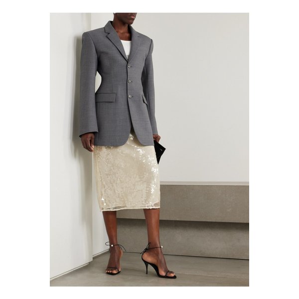 스텔라매카트니 시퀸 메쉬 미디 스커트 1647597350512755