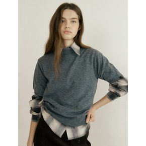[2color][cashmere] half neck knit 227