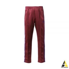 NEEDLES 니들스 Narrow Track Pant - Poly Smooth WINE (NS247) (폴리 스무스 내로우 트랙 팬츠)