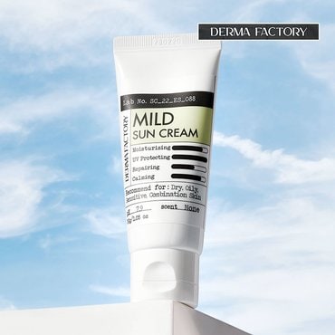 욜로앤휘게 [더마팩토리] 비건인증 무기자차 마일드 선크림 30g (편백수) SPF50+, PA++++