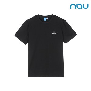 nau 정가:49000 nau 공용 나우 로고 반팔티셔츠_1NUTSX2901_BK