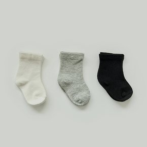 리뗀클로로 무압박 아기 양말 3개입 세트 신생아 유아 말띠아기 선물