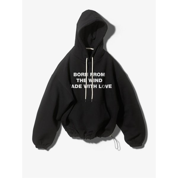 MWL STRING HOODIE - BLACK