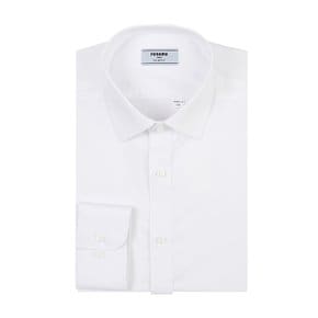 [일반핏]( RZRSG0002-WH)구김없고 착용감이 편한  모달 필라필 스판  흰색  긴팔셔츠