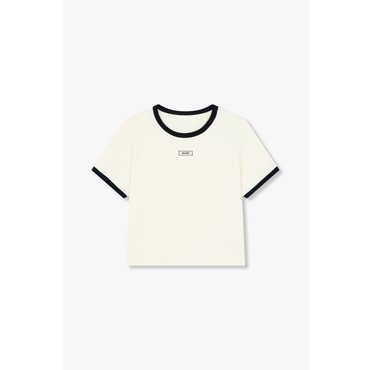 GCUT [지컷25S/S]콘트라스트 트리밍 티셔츠(7215240409)