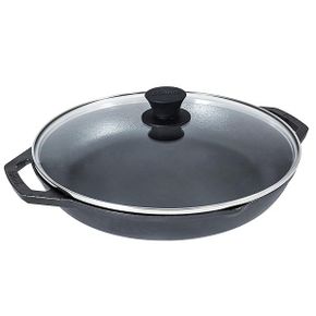 미국 롯지 무쇠팬 Lodge Cast Iron Chef Everyday Pan Preseasoned 12 in 1356816