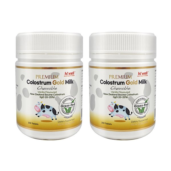 하이웰 프리미엄 초유 Colostrum 골드 밀크 200정 2개