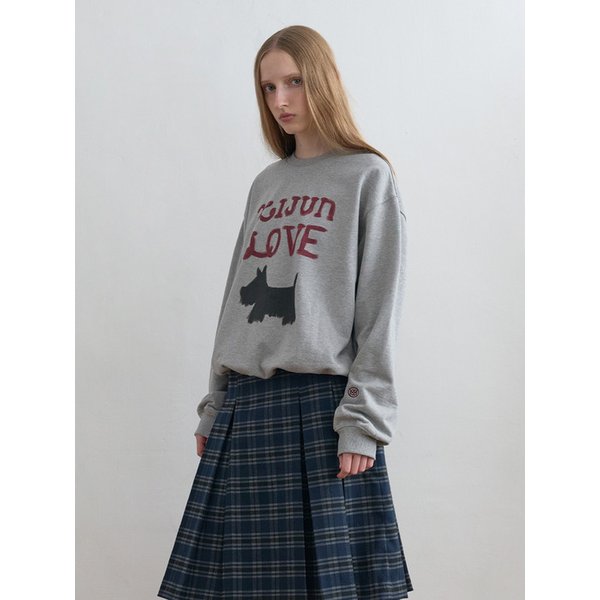 Love Sweatshirt Melange Grey