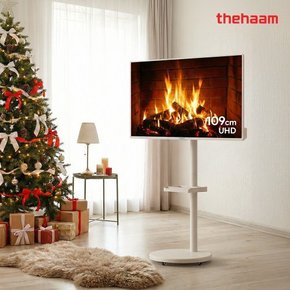 이동식TV 43인치 TV 구글 스마트 티비 화이트에디션 중소바이미
