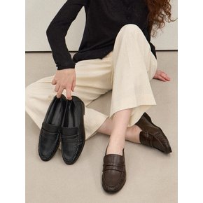 [단독]Torance 토런스 소프트 셔링 페니 로퍼_L329_2color_1.5cm