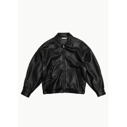 AMOMENTOアモーメント ブルゾン VEGAN LEATHER AMOMENTO】24fw VEGAN LEATHER BLOUSON (AMOMENTO/レザー