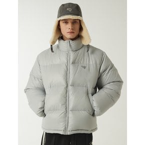 ESSENTIAL DUCK DOWN SHORT PUFFA PADDING [LIGHT GRAY]