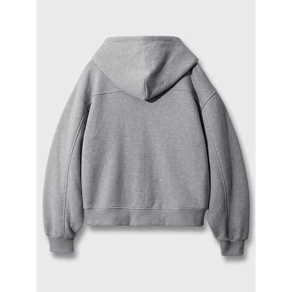 뉴웨이브 크롭 후드집업 그레이 SJHD1535