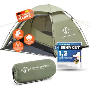 [독일] Helsport 헬스포츠 텐트 1796621 EARTHVENTURE Tent for 1 to 2 People  Waterproof 4000