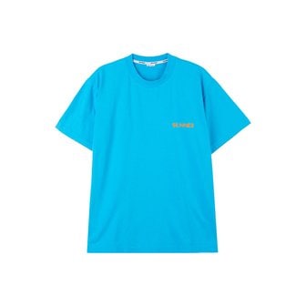 써네이 미니로고 클래식 티셔츠 블루 / SN2PXH01AP-JE130-440