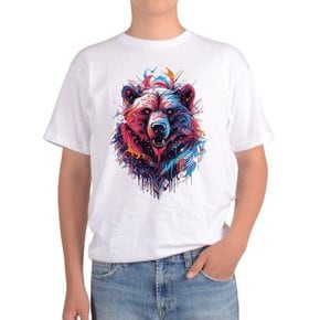 반팔티 스플래쉬곰 댄스곰 너구리곰 쭈글곰 앵그리곰