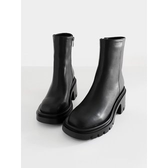 엘칸토 인텐스 여성 클래식 몰드 앵클부츠 8cm LCWA80I24V