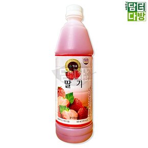 딸기원액 딸기에이드 청솔 딸기 원액 835ml 딸기베이스 딸기원액835ml