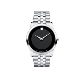 Movado Museum 클래식 스테인리스 스틸 브레이슬릿 워치 시계 9170053