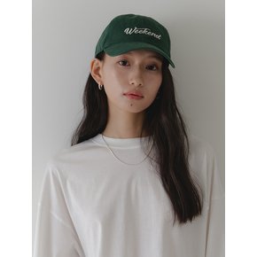 Weekend ball cap_deep green