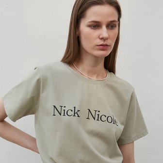  NICOLE CLASSIC REGULAR TEE_KHAKI