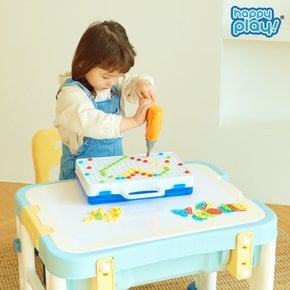 [비밀특가] 유아 교구 장난감 2D 공구놀이 드릴세트 151pcs