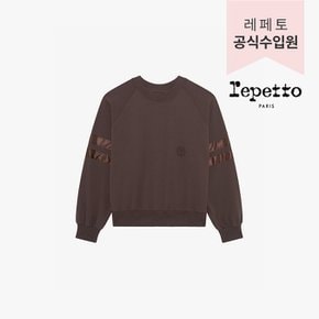 댄스웨어 새틴 스웨트셔츠 (S0573A340)